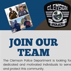 Join Our Team - Clemson Police Department